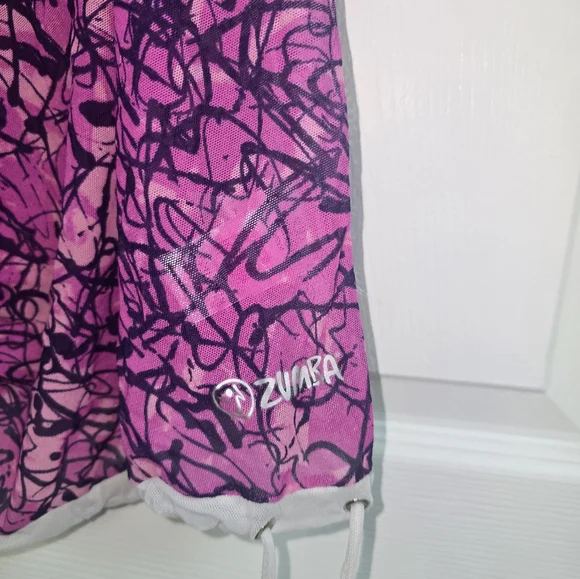 Zumba Fitness Pink and Black Tank Top - Picture 2 of 7